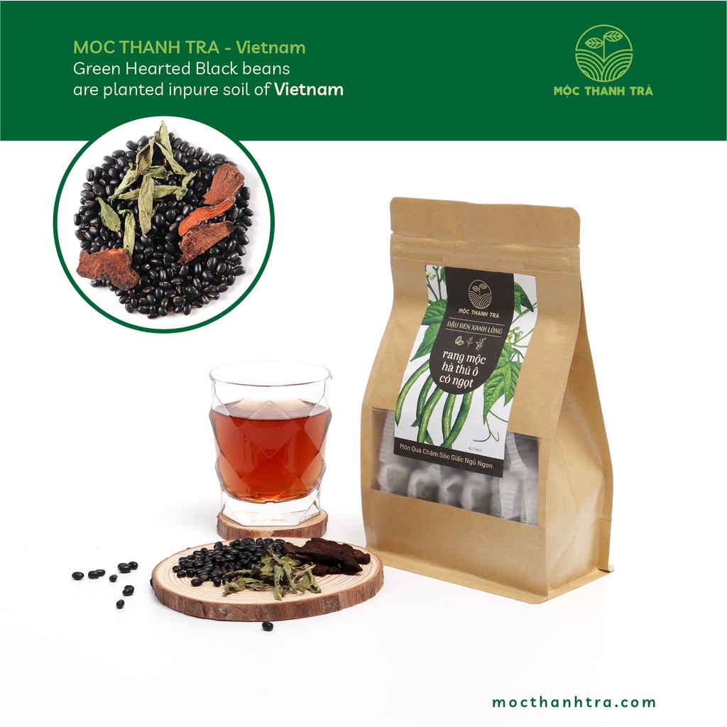 COMBO GIÁ TỐT [289] Trà giải nhiệt- Trà Đậu đen xanh lòng - Cỏ ngọt - Hà thủ ô Hũ 600G + túi 500G (có túi lọc)