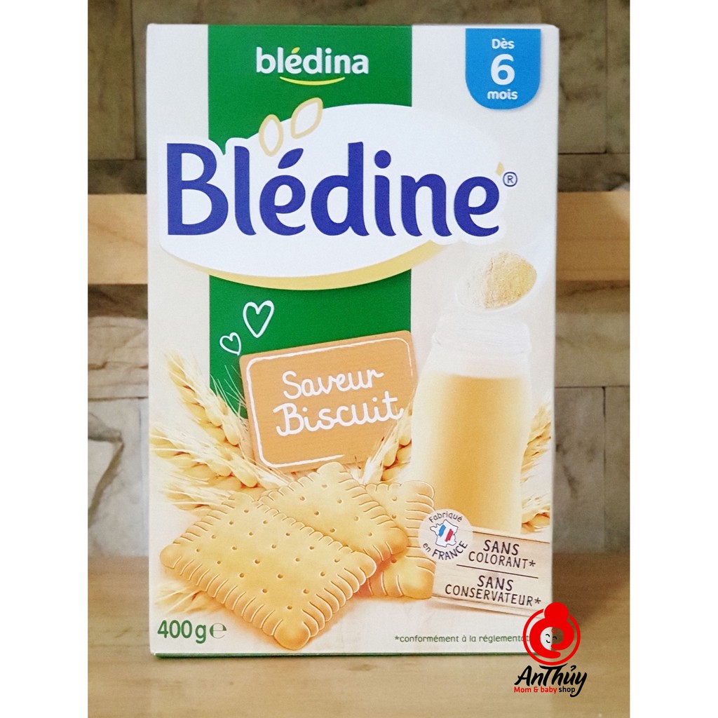 Bột pha sữa Bledina 6+ vị bích quy 400g