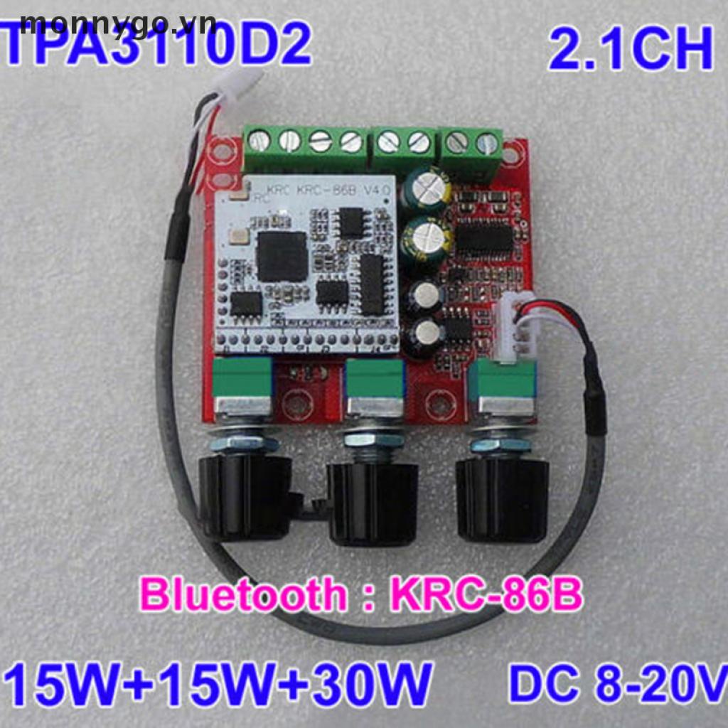 Bảng Mạch Khuếch Đại Âm Thanh TPA3110 Class D 30W + 2x15W 2.1 DC 12-24V