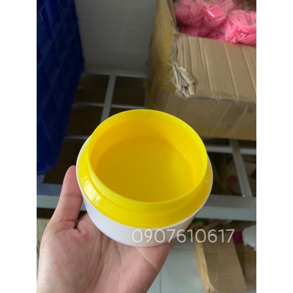 Hủ P150 đựng 150g kem viền vàng &amp; viền hồng