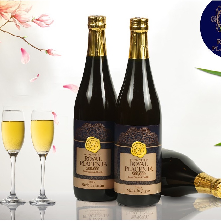Nước uống nhau thai Royal Placenta 600000mg Nhật Bản 720ml