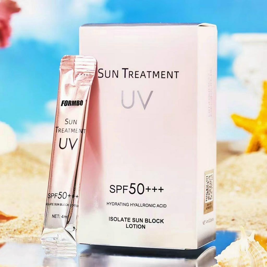 Kem Chống Nắng Dạng Gói TREATMENT UV SPF50+ Dưỡng Da Ẩm Kiềm Dầu Nâng Tông Gói 4ml