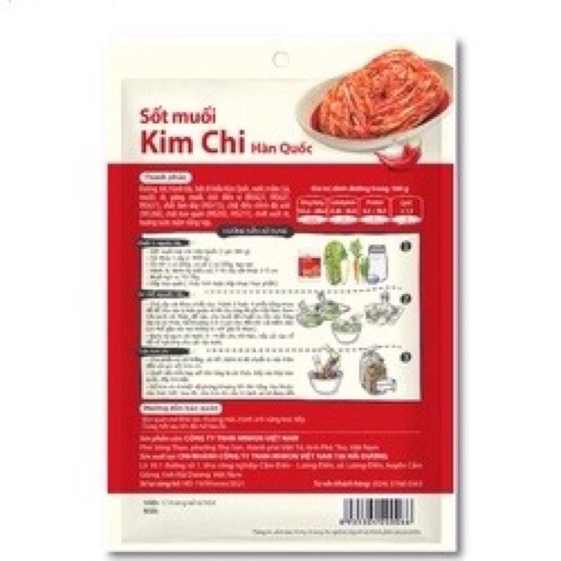 Sốt muối Kim chi O’food chuẩn vị Hàn Quốc 180g