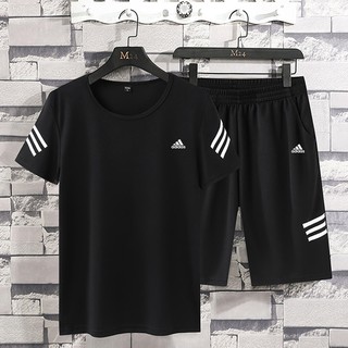Set Đồ Thể Thao Adidas Ngắn Tay Form Rộng Thoáng Khí Thời Trang Năng Động