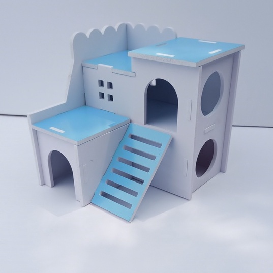 Nhà ngủ hiện đại paris cho hamster kích thước 15x15.5x15cm - XNTC03