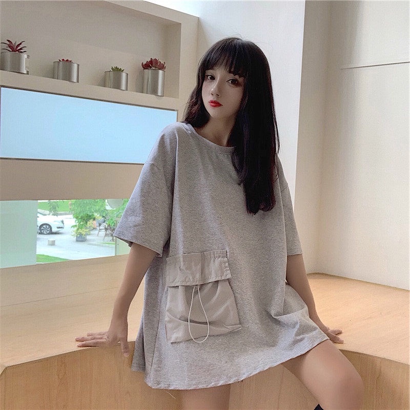 Áo Thun Tay Ngắn Dáng Rộng Phong Cách Hàn Quốc Thời Trang Mùa Hè Mới Cho Nữ
