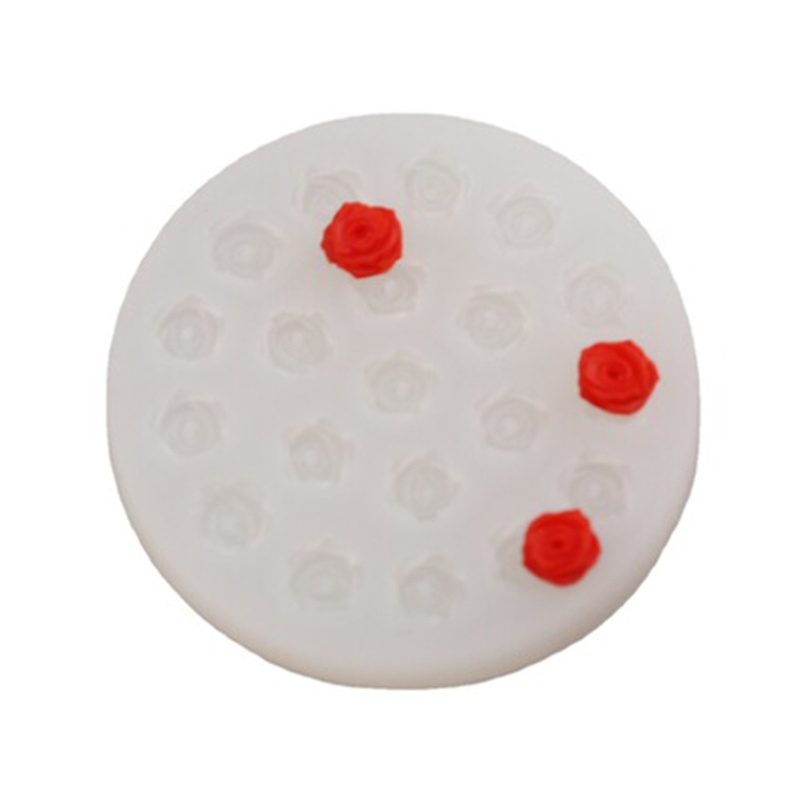 Khuôn Bánh Silicone Hình Hoa Hồng 3d