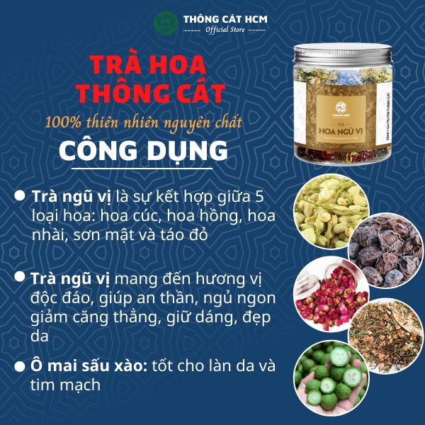 Set quà tặng ý nghĩa Tết 2022 - Bộ quà Ý Xuân An Lành Thông Cát HCM, trà hoa, ô mai, tăng sức đề kháng, bảo vệ sức khỏe | BigBuy360 - bigbuy360.vn