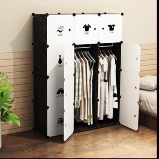 Tủ nhựa kiểu Hàn Quốc 12 ngăn lắp ghép