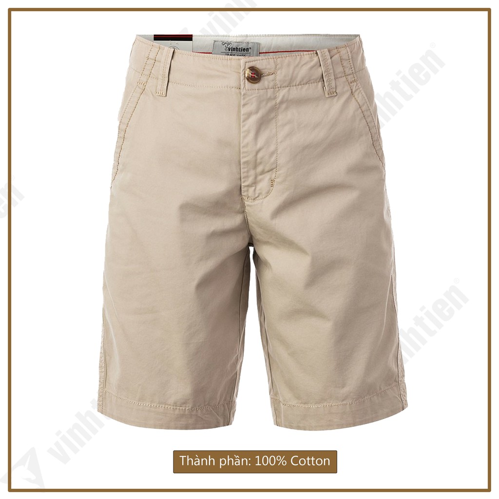 Quần short nam cotton classic Vĩnh Tiến - B024