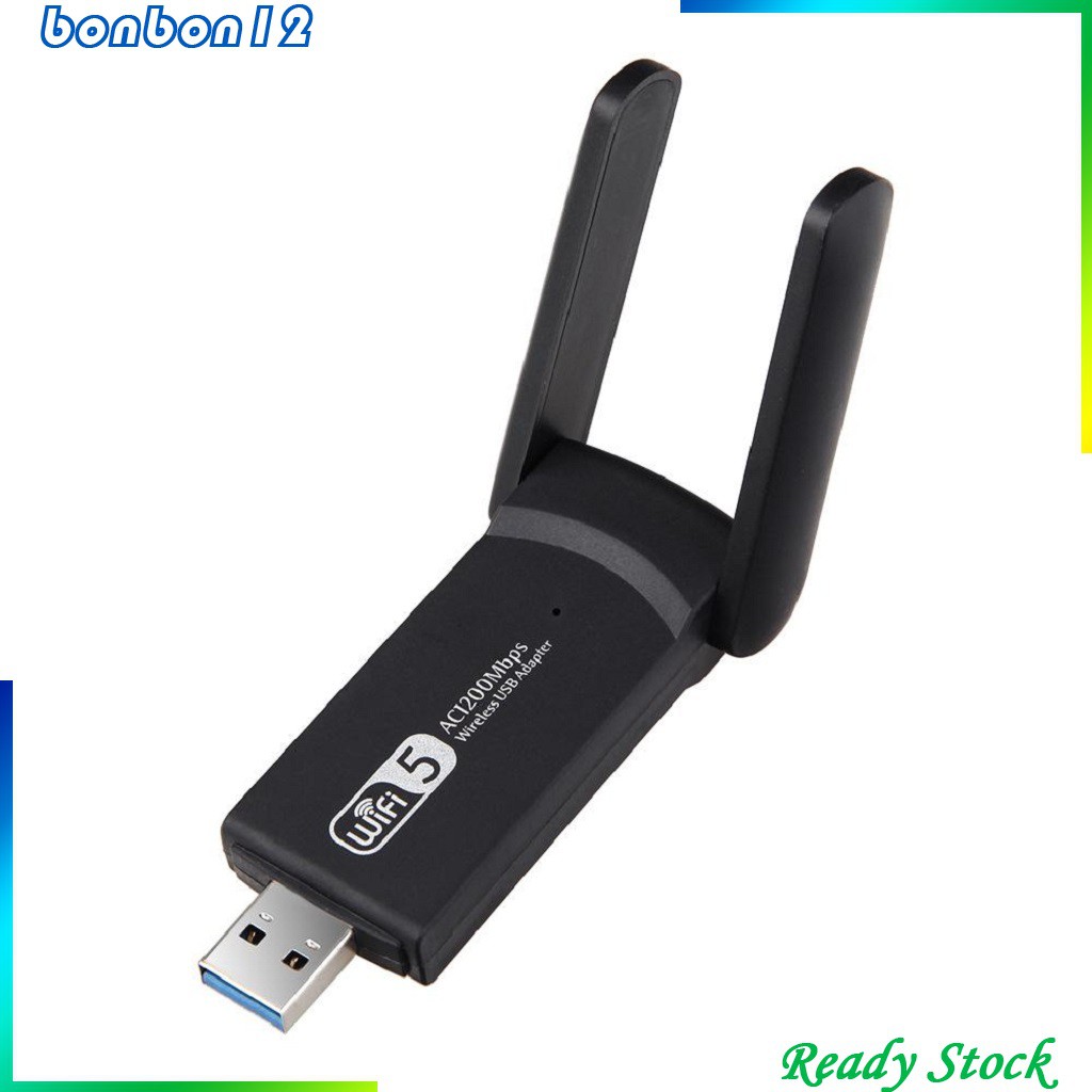 Usb Wifi 2.4 & 5ghz Kèm 2 Ăng Ten Cho Máy Tính