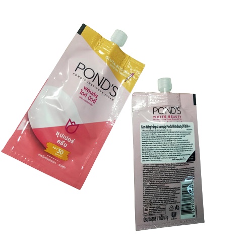 Kem dưỡng trắng ban ngày da chống nắng Pond's SPF30 PA+++ gói nắp vặn white beauty hộp 6 gói x 7g