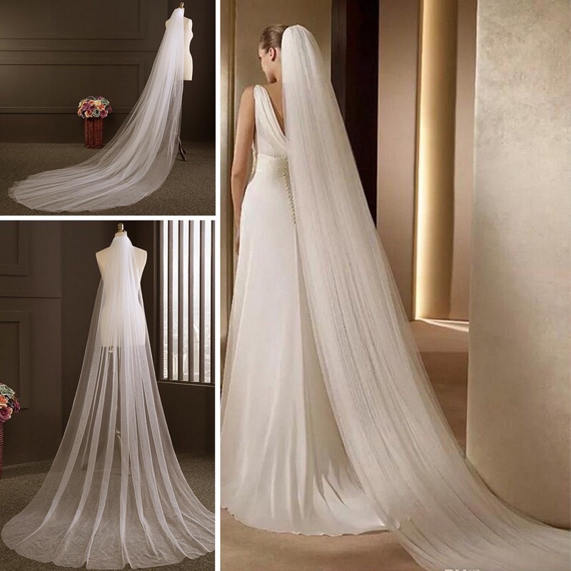 Voan trơn 2-3 lớp dài 1,5m-3m