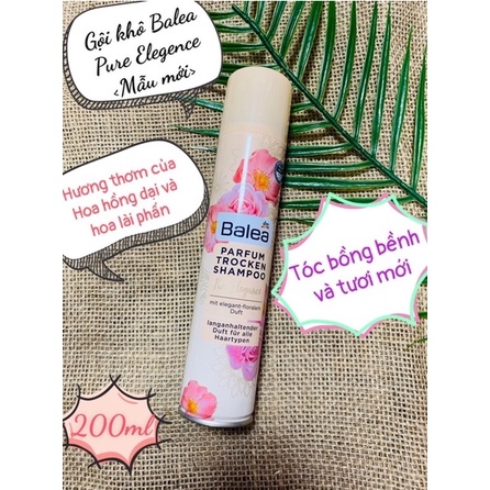 Dầu gội khô dạng xịt Balea nhập khẩu Đức 200ml, dầu gội đầu khô giúp tóc mềm mượt hiệu quả