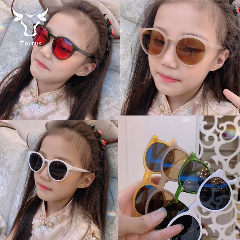 【 2021 New color】fashionable Hàn Quốc trẻ em của bãi biển kính mát, thích hợp cho 1-8 tuổi trẻ em