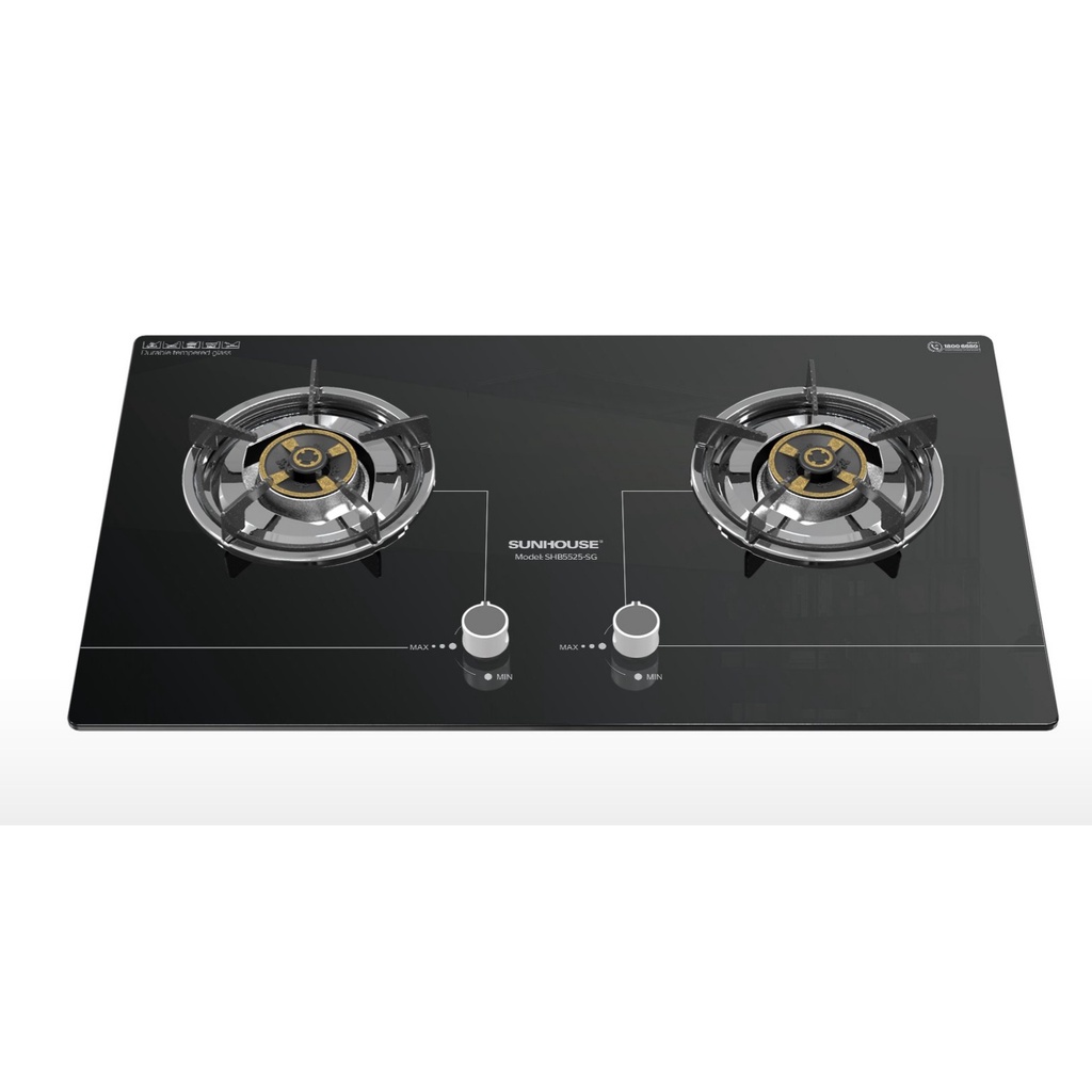 [Sunhouse SHB5525SG] Bếp Gas Âm Sunhouse SHB5525SG - MỚI 100% _ BẢO HÀNH CHÍNH HÃNG 24 THÁNG