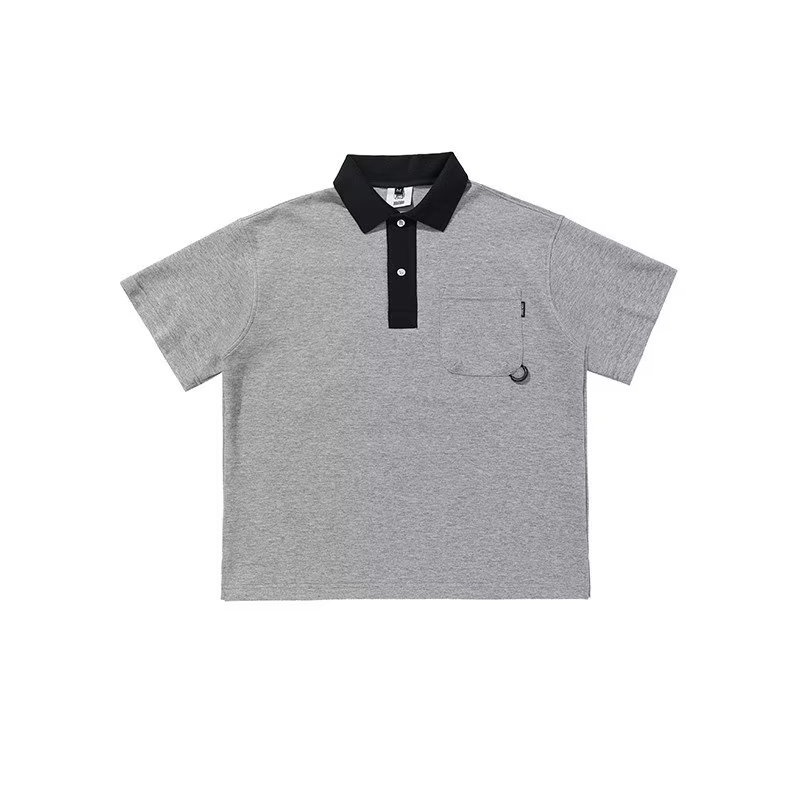 Áo Thun POLO Tay Ngắn Dáng Rộng Thoáng Khí Phong Cách hip hop Thời Trang Mùa Hè Cho Nam