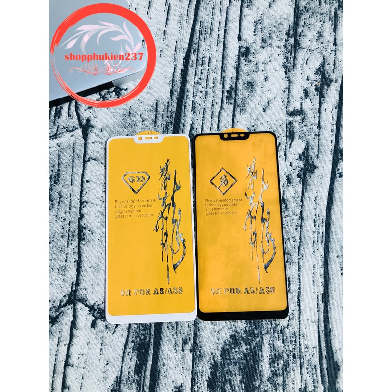 [Freeship toàn quốc từ 50k] KÍNH CƯỜNG LỰC 6D OPPO A3S , A5 KÍNH FULL MÀN 6D CAO CẤP