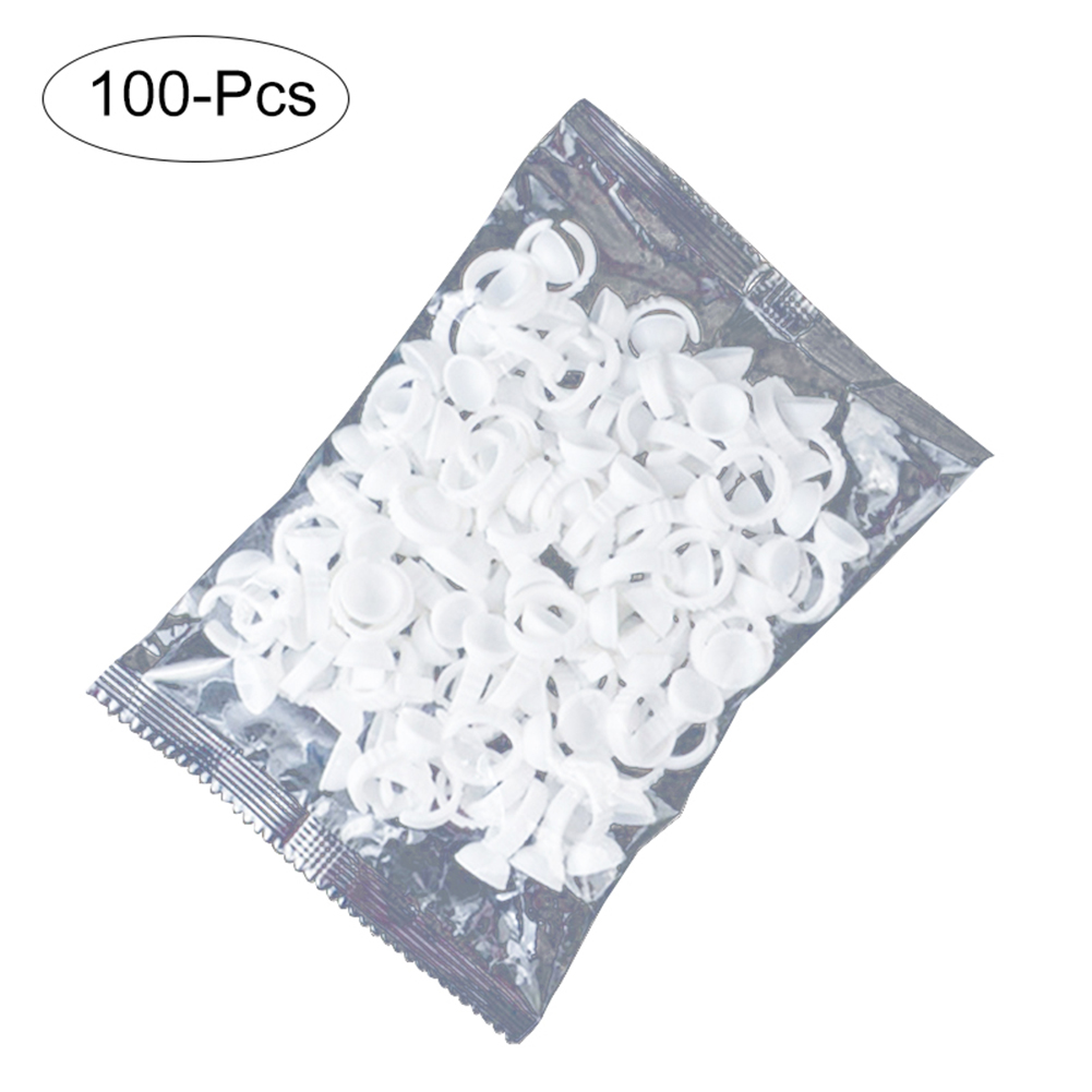 (Hàng Mới Về) Set 100 Cốc Đựng Mực Xăm Lông Mi Dùng Một Lần