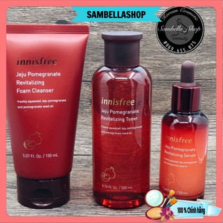 Bộ dưỡng da innisfree/ Bộ dưỡng lựu Innisfree/ Innisfree Lựu đỏ