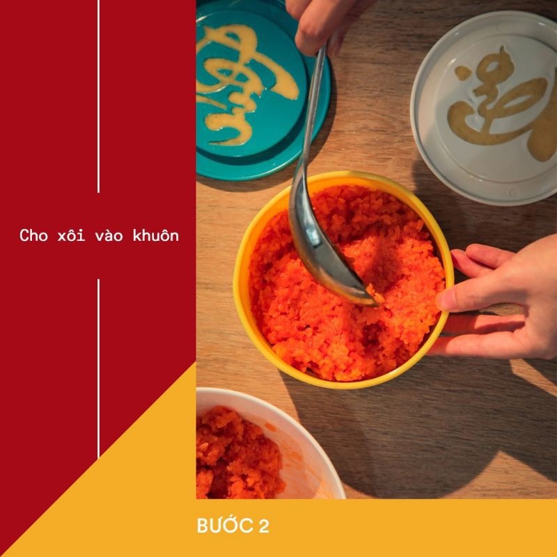 Bộ khuôn xôi Thư Pháp Phúc Lộc Thọ hàng việt nam bằng nhựa chịu lực