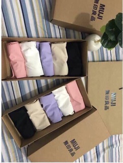 Hop 5 quan Chíp nhật muji