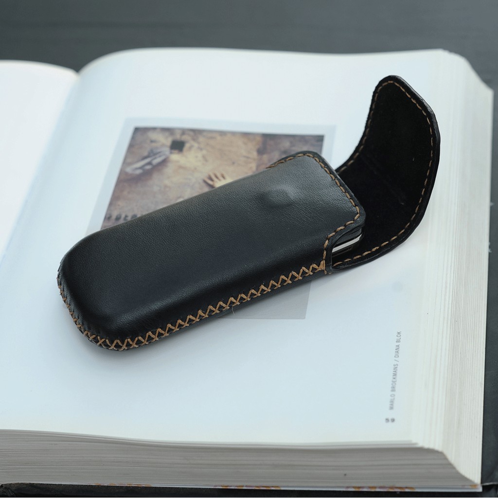 Bao da cho điện thoại Nokia 8800 - Đồ da Handmade - Mino Crafts VI459