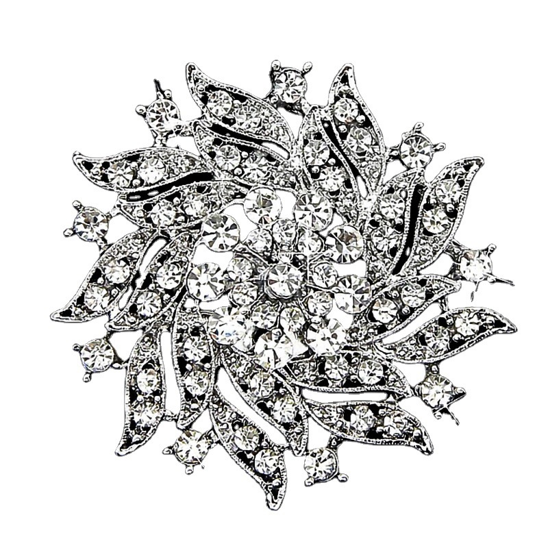 Cài Áo Hình Bông Tuyết Đính Đá Phong Cách Retro ghim bấm giấy súng bắn ghim go