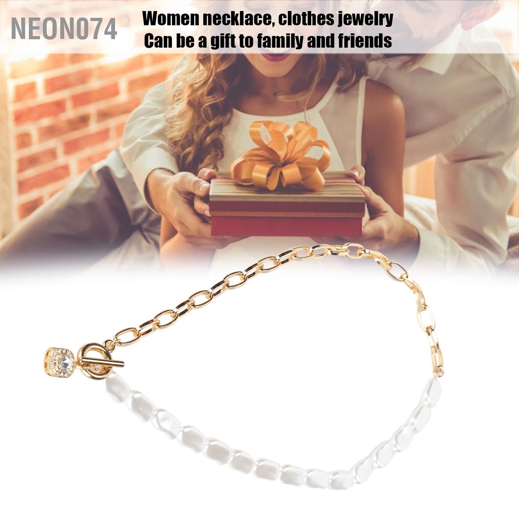 Neon074 Phụ nữ thời trang Vòng cổ Shining Mặt dây chuyền Trang sức Quà tặng Quần áo kiện