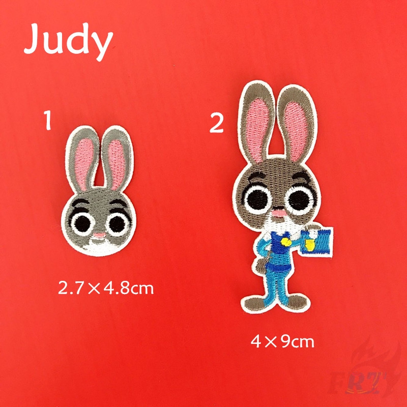 Miếng dán patch hình trái tim xinh xắn（☸ Disney - Zootopia Patch ☸）