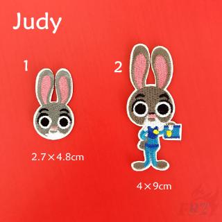 Miếng dán patch hình trái tim xinh xắn（☸ Disney - Zootopia Patch ☸）