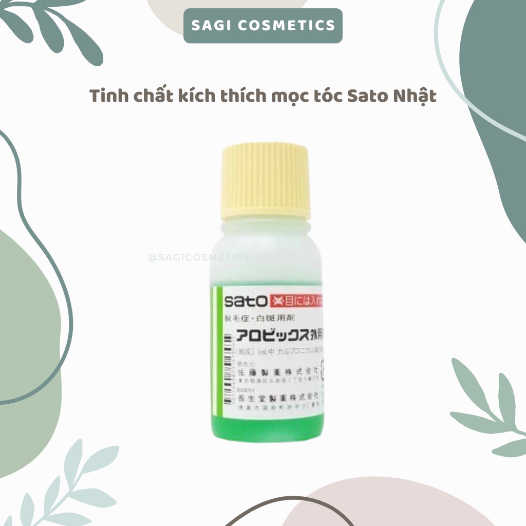 Tinh chất Mọc Tóc  SATO Arovics Solutions 5% Nhật Bản 30ml