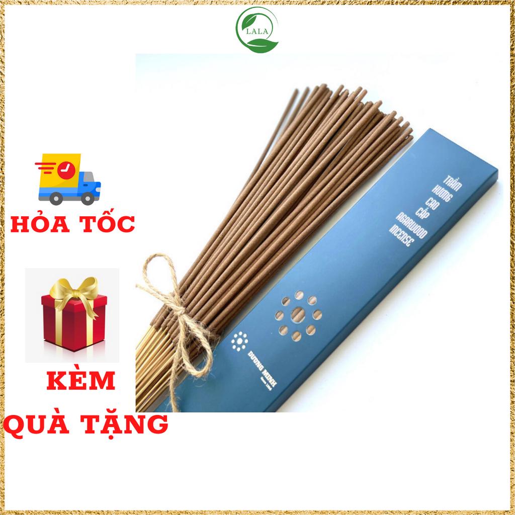 Trầm Hương cao cấp 20cm/30cm Dương Minh nhang sạch 100% từ trầm nguyên chất -  nhang thơm không hương liệu hóa chất