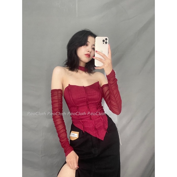 Áo Crt Kiểu Dáng Sexy ( Ảnh Thật shop chụp)