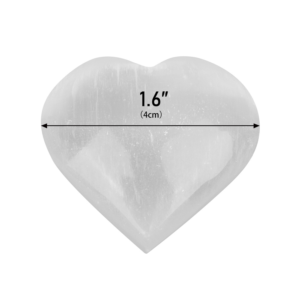 1 Viên Đá chakra Tự Nhiên Hình Trái Tim 4Cm