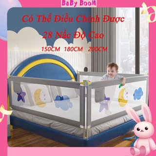 Thanh chắn giường cho bé Lan can chống rơi trẻ em dễ dàng tháo rời &giặt