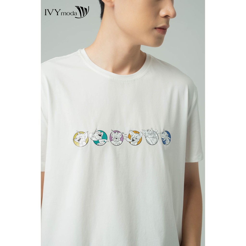 Áo thun nam Tom & Jerry nhiều màu IVY moda MS 57E2760 | BigBuy360 - bigbuy360.vn