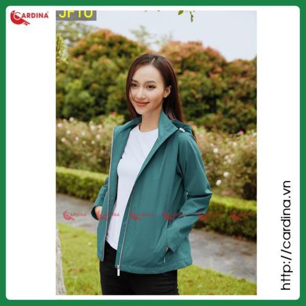 Áo Khoác Nữ, Áo Khoác Jacket Nữ 2 Lớp CARDINA Cao Cấp Chống Nước, Chống Nhăn, Kiểu Dáng Trẻ Trung