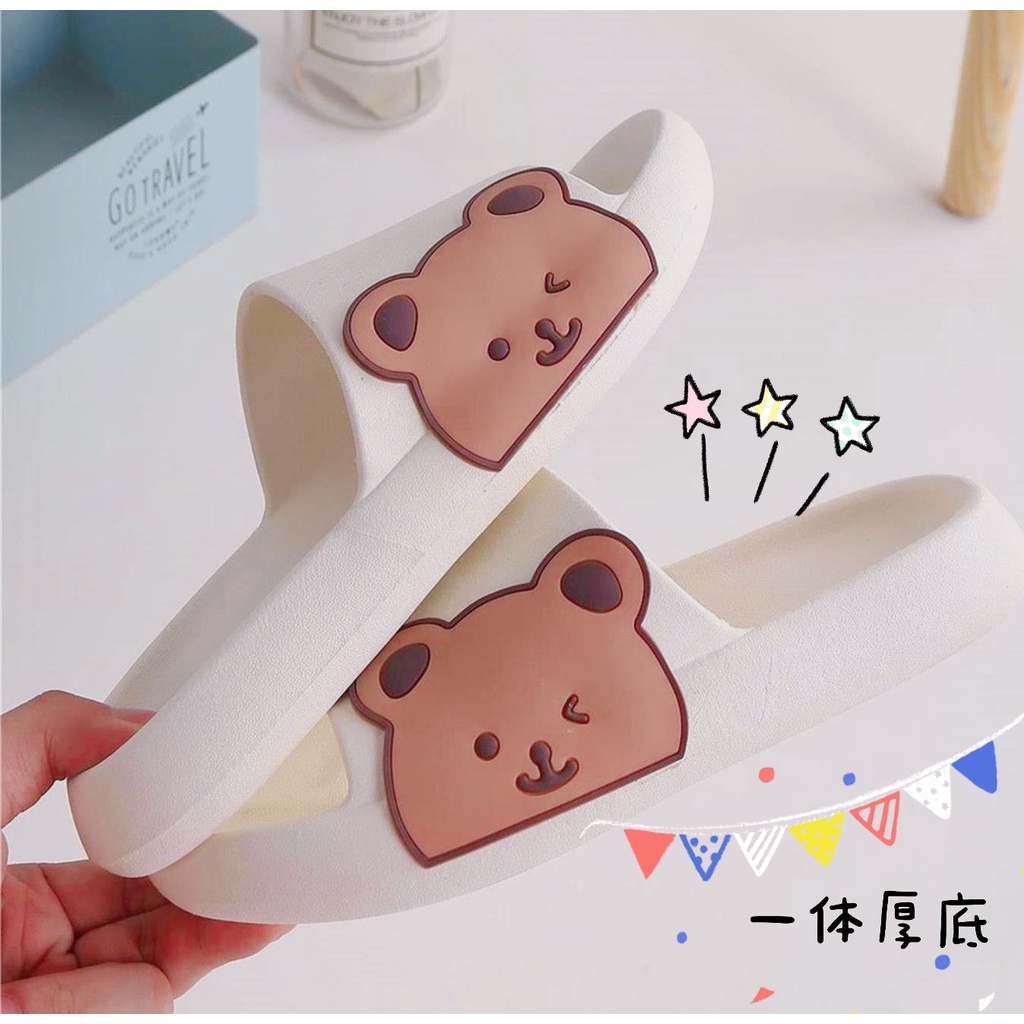 Dép Sandal Đế Mềm Dày Chống Trượt Họa Tiết Hoạt Hình Thời Trang Mùa Hè Cho Nữ