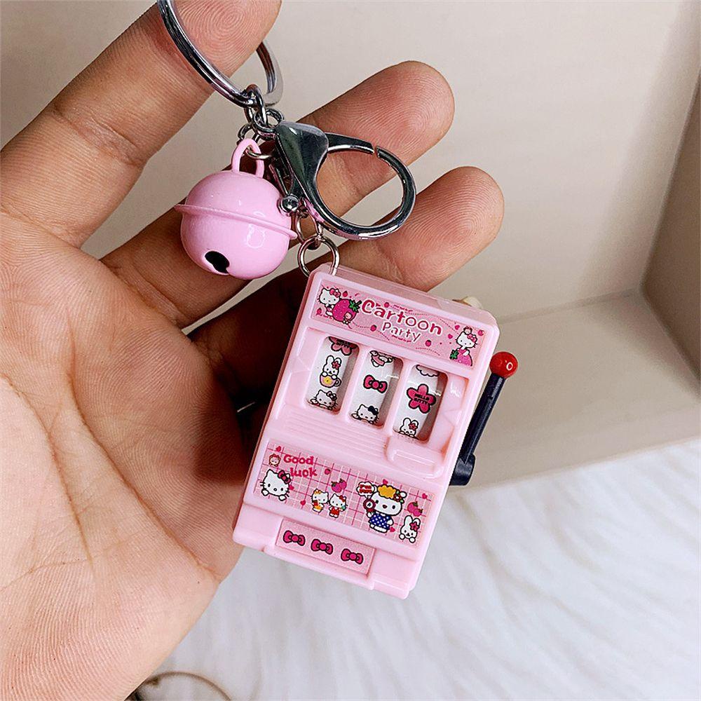LANFY Móc Chìa Khóa / Điện Thoại Họa Tiết Hoạt Hình Dễ Thương