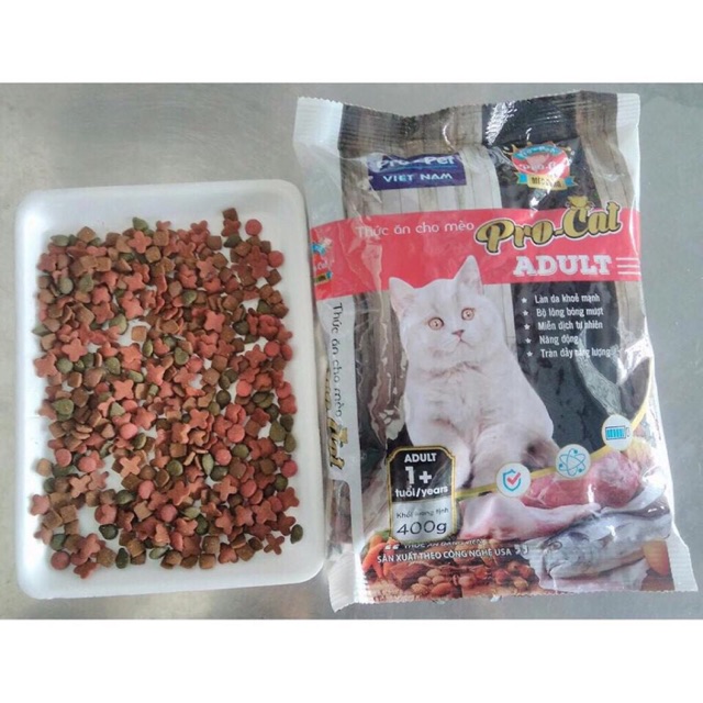 Thức ăn cho mèo trưởng thành PRO CAT ADULT 400g