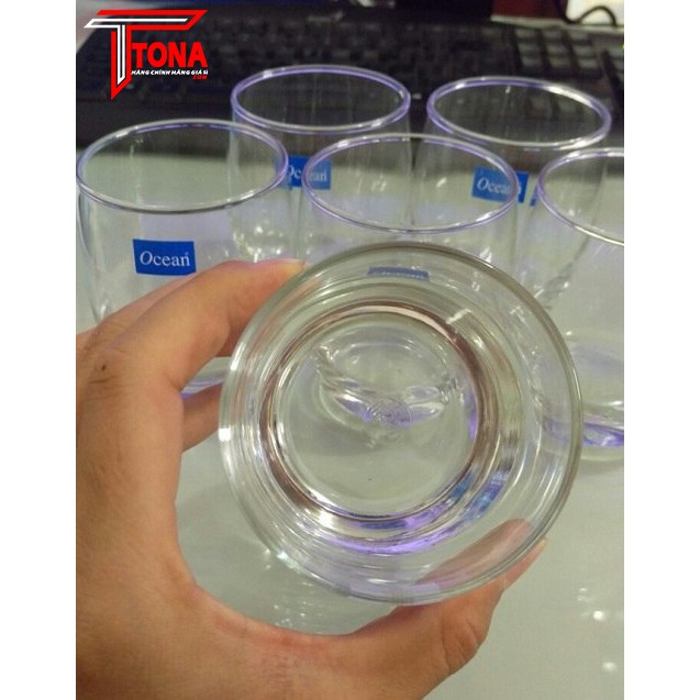 Bộ 6 Ly Thủy Tinh Ocean Ivory Rock