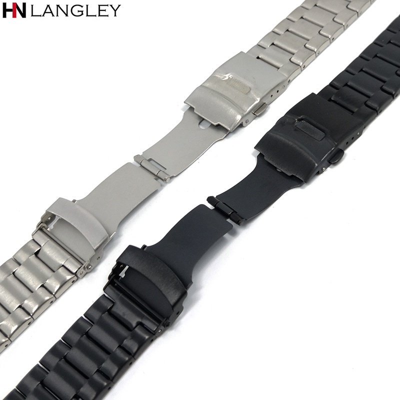 Dây Đeo Đồng Hồ Bằng Thép Không Gỉ Siêu Nhẹ Phong Cách Mới Cho Samsung Galaxy Watch 4 Classic Huawei 20mm 22mm