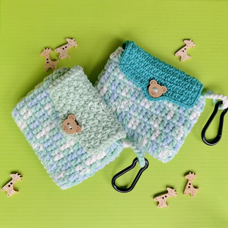 Ví bóp mini bằng len để thẻ ATM Gen xyz