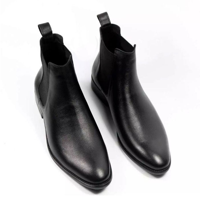Giày Chelsea Boots khâu đế da không gãy nhăn GN1071 Manddfashion
