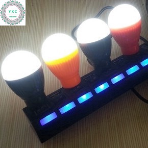 Bóng đèn LED ánh sáng trắng kết nối cổng USB mini tiết kiệm năng lượng