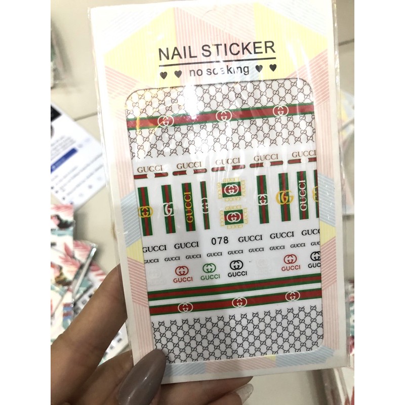 stiker dán móng
