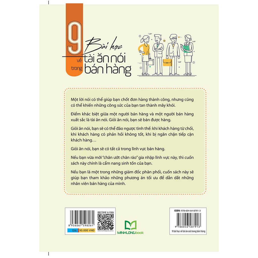 Sách: 9 Bài Học Về Tài Ăn Nói Trong Bán Hàng - Giáo Trình Huấn Luyện Bán Hàng