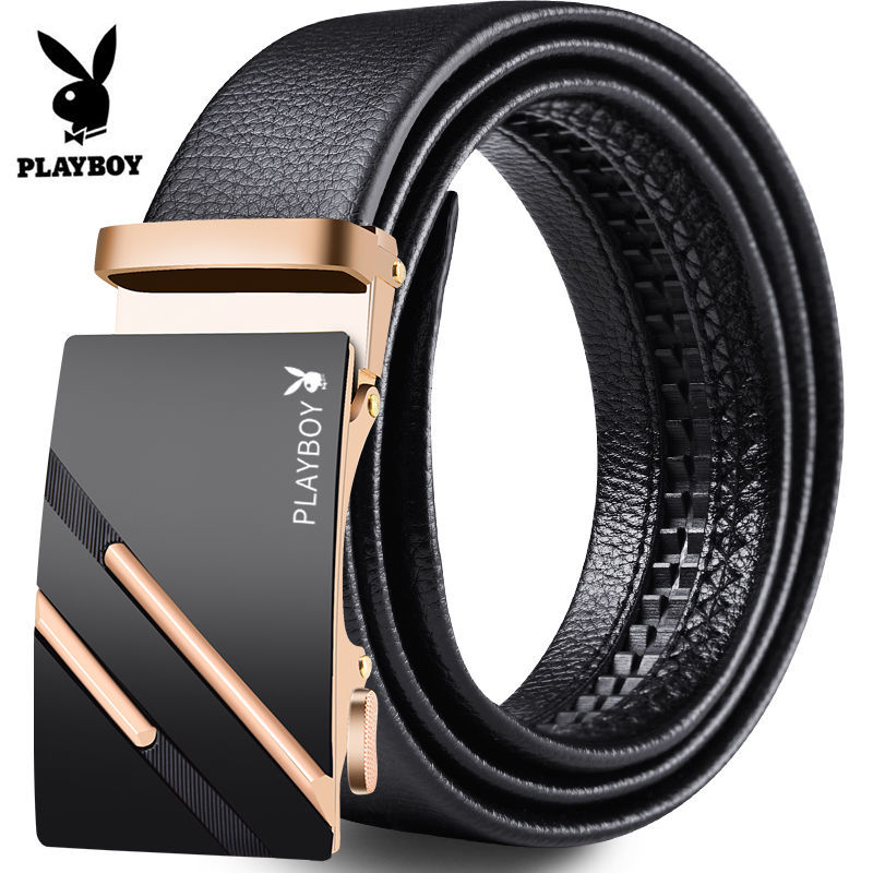 Playboy Men's Belts are made of soft Korean style leather