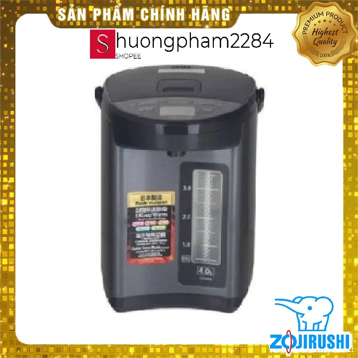 Bình thủy điện Zojirushi 4 lít CD-NAQ40V-BM, sản xuất tại Nhật Bản, bảo hành 1 năm chính hãng